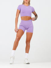 Plain Seamless Shorts#colour_lavender