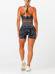 Seamless Camo Shorts#color_charcoal