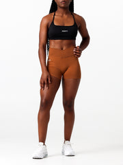 V-Scrunch Seamless Shorts#colour_bronze