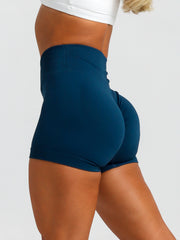 V-Scrunch Seamless Shorts#colour_indigo