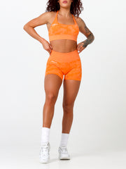 Seamless Camo Shorts#color_neon-orange