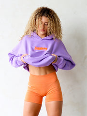 Oversized Shawty Puff Hoodie#colour_lilac-neon-orange-puff