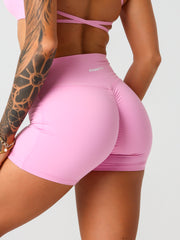Base 4" Scrunch Shorts#colour_candy