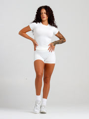 Base 4" Scrunch Shorts#colour_white
