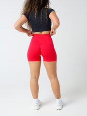 Seamless Scrunch Shorts#colour_hot-pink