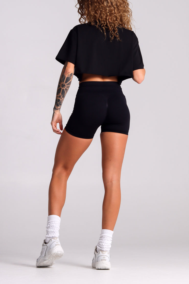 Cropped Oversized Tee
