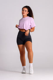 Cropped Oversized Tee#colour_light-lavender